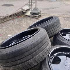 絶版 希少 深リム IMPULディッシュ ユーロライン ホイールタイヤセット