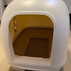 ●中古猫トイレ●デオトイレフード付●ユニチャームペット