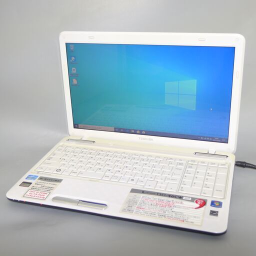 新品高速SSD Wi-Fi有 ノートパソコン 15.6型 TOSHIBA 東芝 T351/46CW 中古良品 第2世代Core i5 4GB DVDマルチ 無線 Windows10 Office