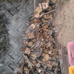 廃材を薪にしました