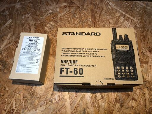 希少 黒入荷！ 【愛品館市原店】YAESU STANDARD FT-60＆SSM-17A トランシーバー【愛市015035-104】 その他