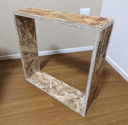Diy Osb合板で作った棚 Rs 岸根公園の収納家具 棚 シェルフ の中古あげます 譲ります ジモティーで不用品の処分