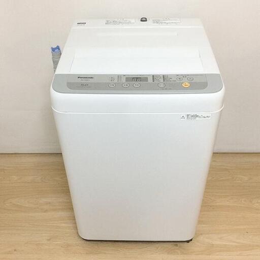【特別価格】Panasonic NA-F50B11 全自動洗濯機 5Kg 2018年 ホワイト