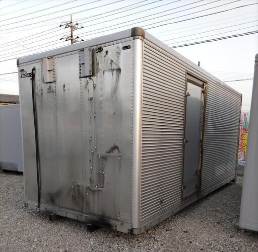 【匝瑳市八日市場】No.Y-20 横扉付き シャッターコンテナ 長さ約545cm×幅226cm×高さ250cm 配送可 匝瑳市八日市場】No.Y-20 横扉付き シャッターコンテナ 長さ約545cm×幅