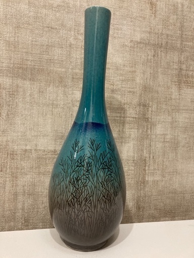 九谷焼き水色のグラデーション花瓶 Ygnco 天神橋筋六丁目のその他の中古あげます 譲ります ジモティーで不用品の処分