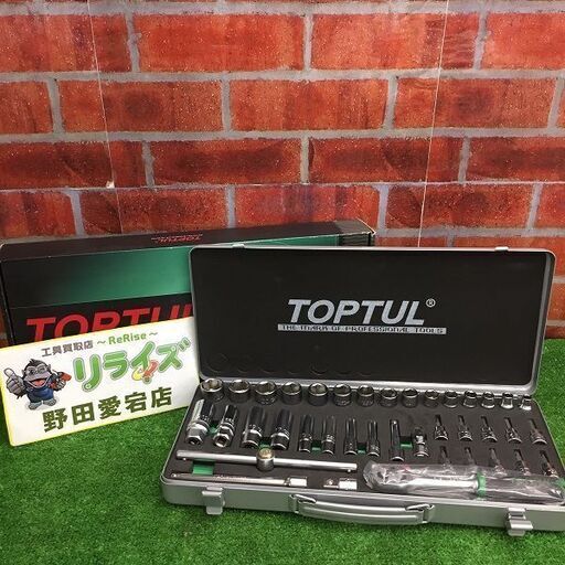 TOPTUL TA730WD ソケットレンチセット【リライズ野田愛宕店】【店頭取引限定】【未使用】ITZG1MC2UWDG