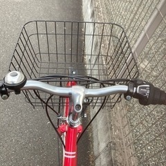 2021年6月購入(未使用に近い)コーナン変速自転車(赤1番)
