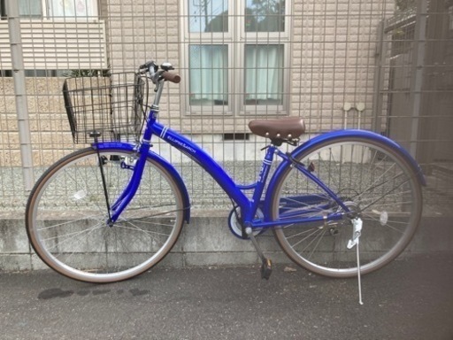 2021年6月購入(未使用に近い)コーナン変速自転車(青)