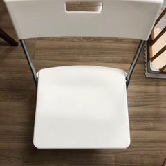 【土日引取限定】IKEA製　折りたたみ式椅子　2脚セット