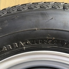 新車外し 軽トラ用タイヤ 145/80R12 4本セット