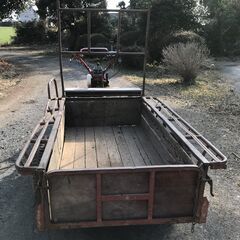 運搬車 耕運機引き　値下げしました