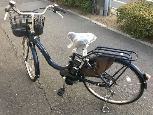 地域限定送料無料　パス　ナチュラ　12,3AH　子供乗せ　紺　神戸　電動自転車 地域限定 ヤマハ パス ナチュラ 新基準 子供乗せ 紫 アシスタ ビビ