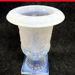 花瓶 フラワーベース 装飾品 ガラス製 半透明 インテリア 白色...