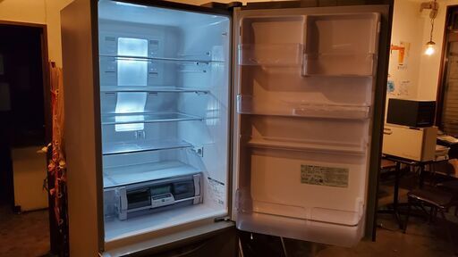 【値下げ】【370L】日立 冷蔵庫　製氷機能有　ノンフロン(冷媒R600a)　R-K370FV　2015年製☆彡