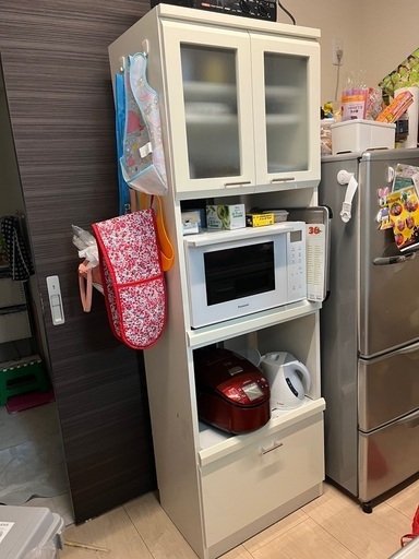 食器棚一人暮らし用 Ai 上野芝の収納家具 食器棚 キッチン収納 の中古あげます 譲ります ジモティーで不用品の処分