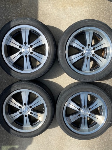 値下げ】ハイエースBS冬タイヤ鉄ホイールセット中古4本残溝9-10mm