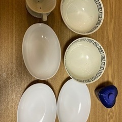 食器セット(どんぶり×2/カレー皿×3など)