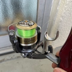 受け渡し予定あり 磯竿 波濤1.5号 デスピナ レバー リール 浮きの 