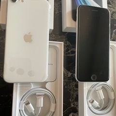値下げ][新品未使用] iPhone SE2 第二世代 white 白 64GB SIM ロック解除