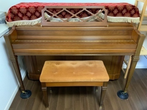 KAWAI　KL51WI アップライトピアノ　アンティークピアノ