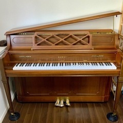 【ネット決済】KAWAI　KL51WI アップライトピアノ　アン...