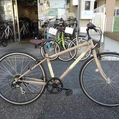 中古自転車1912 前後タイヤ新品！ クロスバイク 700×32C 6段 