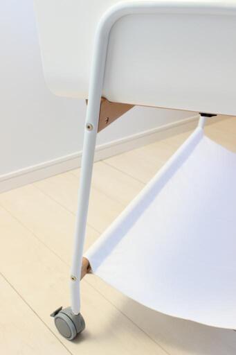 処分価格】リリワゴンⅡ LiLi wagon ホワイト ベビーラック ゆりかご