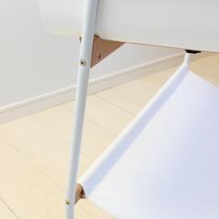 処分価格】リリワゴンⅡ LiLi wagon ホワイト ベビーラック ゆりかご