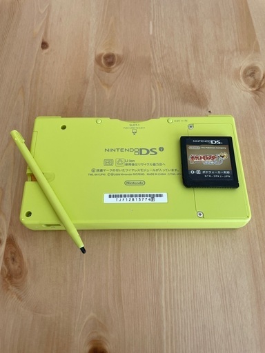 Nintendo Dsi ライムグリーン ポケットモンスター ハートゴールド Ken 熊本のポータブルゲーム ニンテンドーds 3ds の中古あげます 譲ります ジモティーで不用品の処分