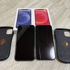 超美品‼️iPhone11 2台セットブラック・ホワイト　iFaceカバー付き