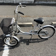 ◆③走行確認済/BRIDGESTONE/ブリジストン/minna/大人用三輪車/スイング無し/ミンナ/自転車/前二輪