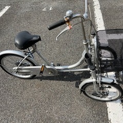 ◆③走行確認済/BRIDGESTONE/ブリジストン/minna/大人用三輪車/スイング無し/ミンナ/自転車/前二輪