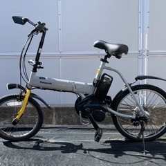 【ネット決済】【お譲り先が決まりました】折りたたみ電動自転車