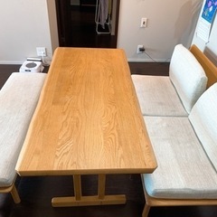 ニトリ　ダイニングテーブルソファセット