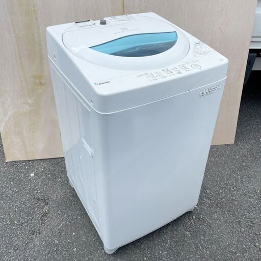 ☆格安☆単身者用 洗濯機(5kg)東芝　AW-5G5 2017年製 中古品 セット割対象商品 軽トラ無料貸し出し