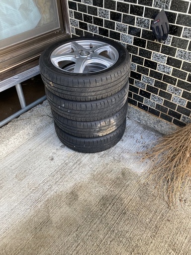 ダンロップ タイヤ&ホイール譲ります