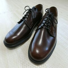 【新品未使用】ビジネスシューズ　紳士靴　ダークブラウン　24.5...