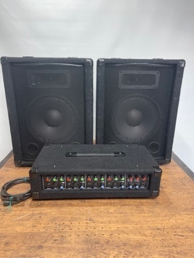 neu ヌー MPA-8000II パワードミキサー + PAスピーカーセット