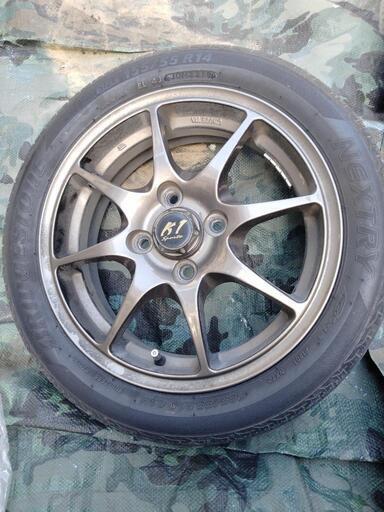 ekワゴン H82W 社外ホイール 155/55r14