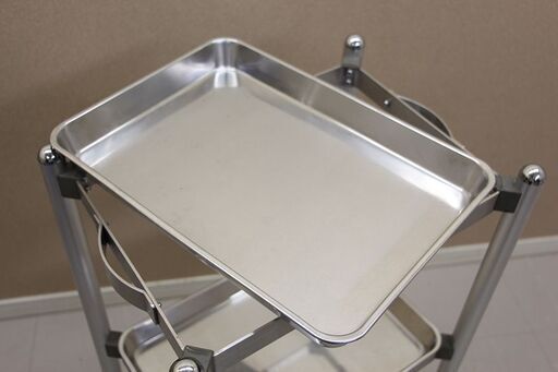 ステンレスワゴン 3段 カート 運搬 台車 作業台 キャスター付き 理容