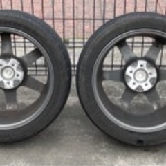 希少RAYS LE 37 4本セット 鍛造 7.5J × 17 PCD 100 5H +