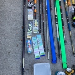 決まりました 釣具まとめて 釣り道具