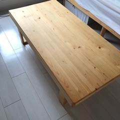 木製　ビッグ座卓