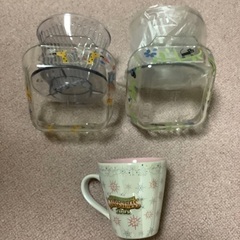 耐熱ガラス皿・ディズニーマグカップ・コーヒードリッパー（プラステ...