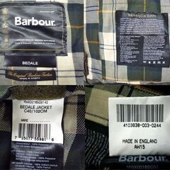 Barbour BEDALE オイルドジャケット C40 102CM 3ワラント バブアー ビデイル カーキー イングランド製 札幌市手稲区