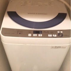【ネット決済】シャープ　簡易乾燥機能付全自動洗濯機　2016年製...