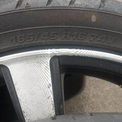 エンケイアルミ165/45R16セット