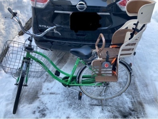 子ども乗せ付き自転車