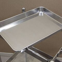 作業台 キャスター付き ステンレスワゴン 3段 カート 運搬 台車 理容 美容 タカラベルモント SR-DSW ④ (J1035kmkY)