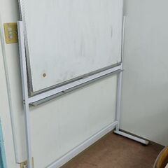 【ネット決済】ホワイトボード (L字脚) 片面 無地 板面120...